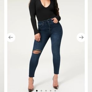 Good American Good Waist Crop Jeans Sz 6